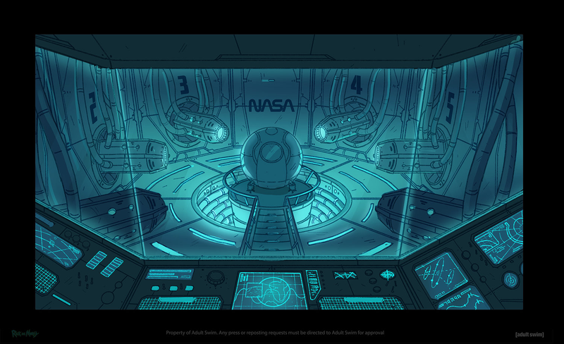 Illustration for article titled Aww Gee, Here's Some Rick & Morty Behind-The-Scenes Art